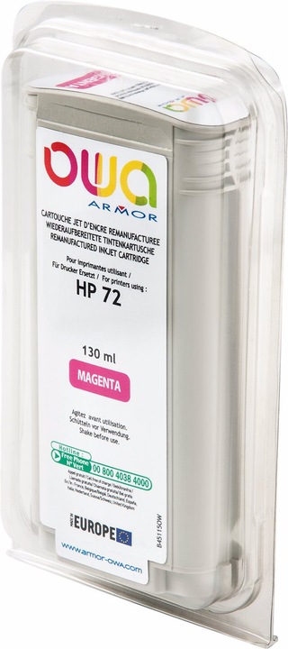 Produktbild Armor OWA OWA - Magenta - kompatibel - wiederaufbereitet - Tintenpatrone (Alternative zu: (M)