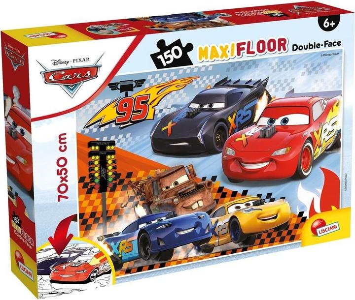 Produktbild Lisciani DISNEY PUZZLE DOPPELSEITIG MAXI BODEN 150 Teile. AUTOS (150 Teile)