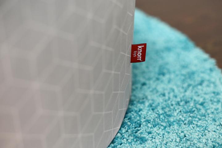 Produktbild Knorrtoys Bällebad soft - "Geo cube grey" - 300 balls creme/grey/lightblue (ca. 6cm Durchmesser)