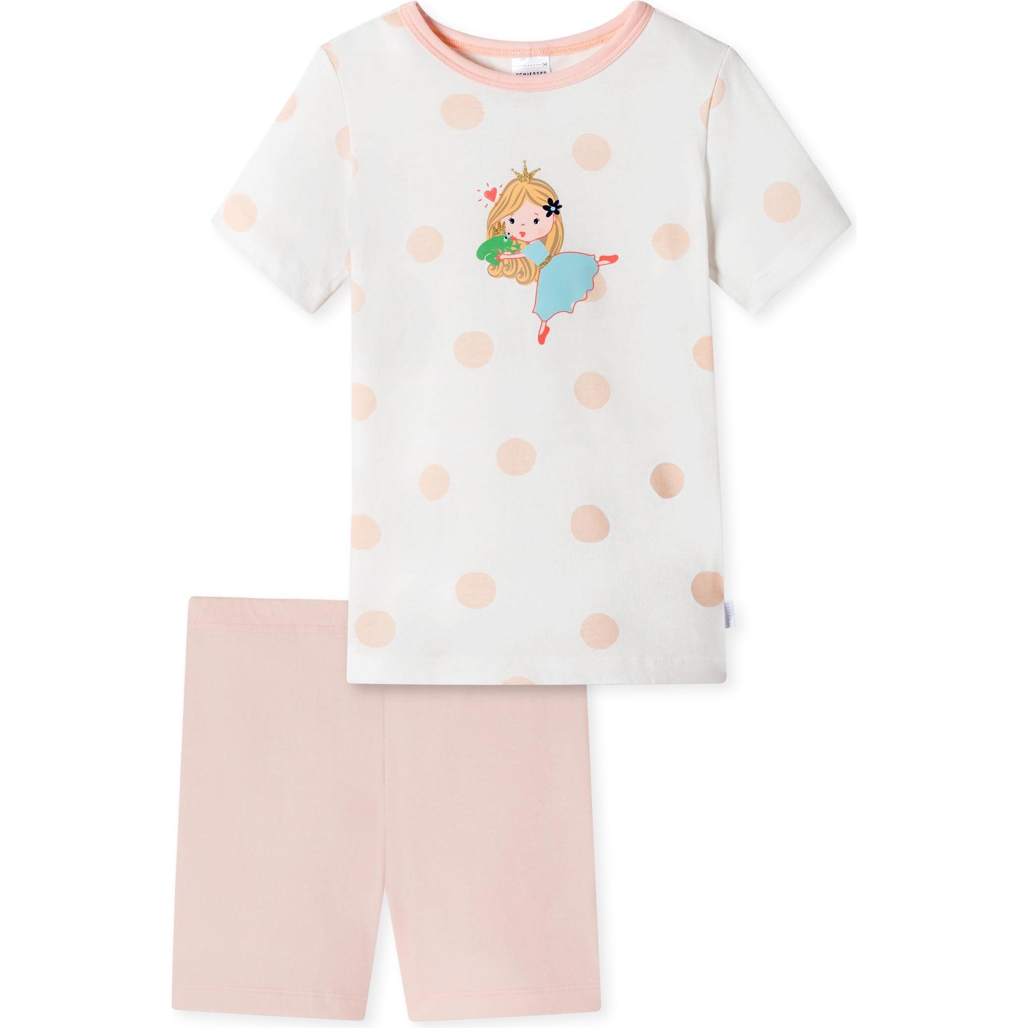 Schiesser, Mädchen, Pyjama, Schlafanzug kurz, Mehrfarbig, (116)