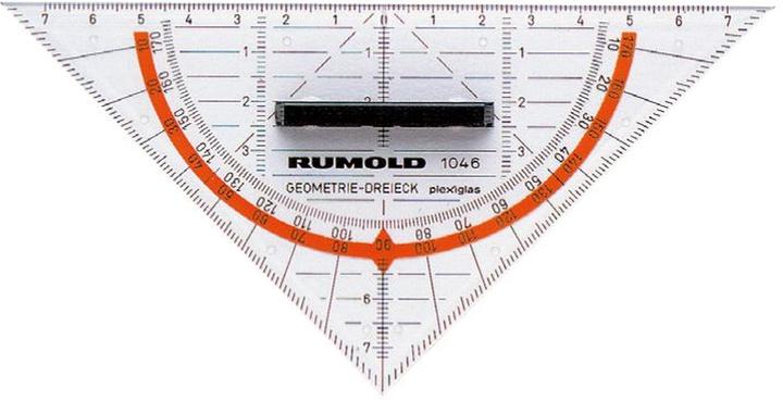 Image du produit Rumold Triangle géo avec poignée (16 cm, Matières plastiques)