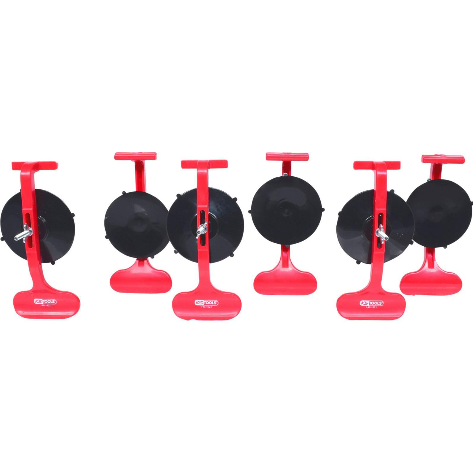 KS Tools, Saugheber, Zierleisten-Montagesauger-Satz, 6-tlg., Ã˜ 85mm