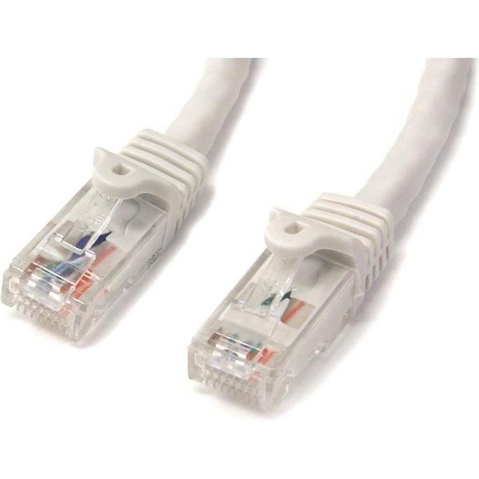 Thumbnail - StarTech 5m White Cat6 Patch Cable (UTP, CAT6, 5 m), Netzwerkkabel