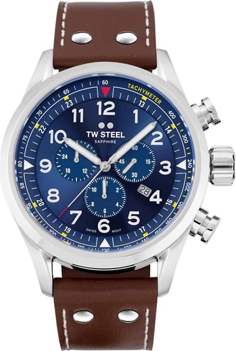 Produktbild TW-Steel Steel SVS201 Volante Swiss Chronograaf 48mm (Chronograph, 48 mm)
