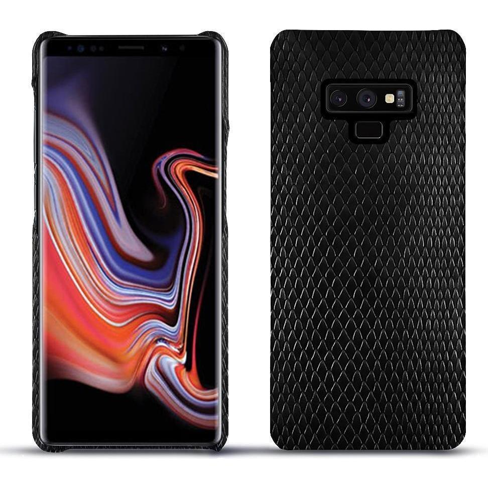 Noreve Lederschutzhülle (Samsung Galaxy Note 9), Smartphone Hülle, Schwarz