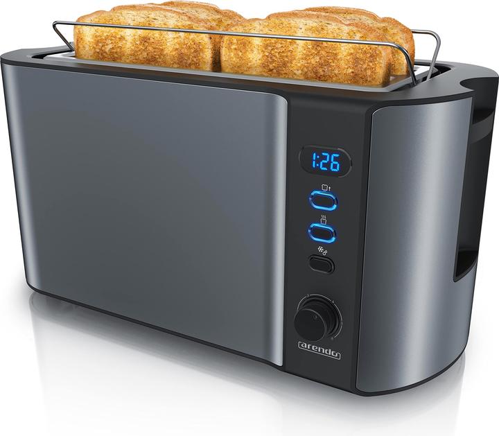Produktbild Arendo Toaster, 1500W Cool Grey