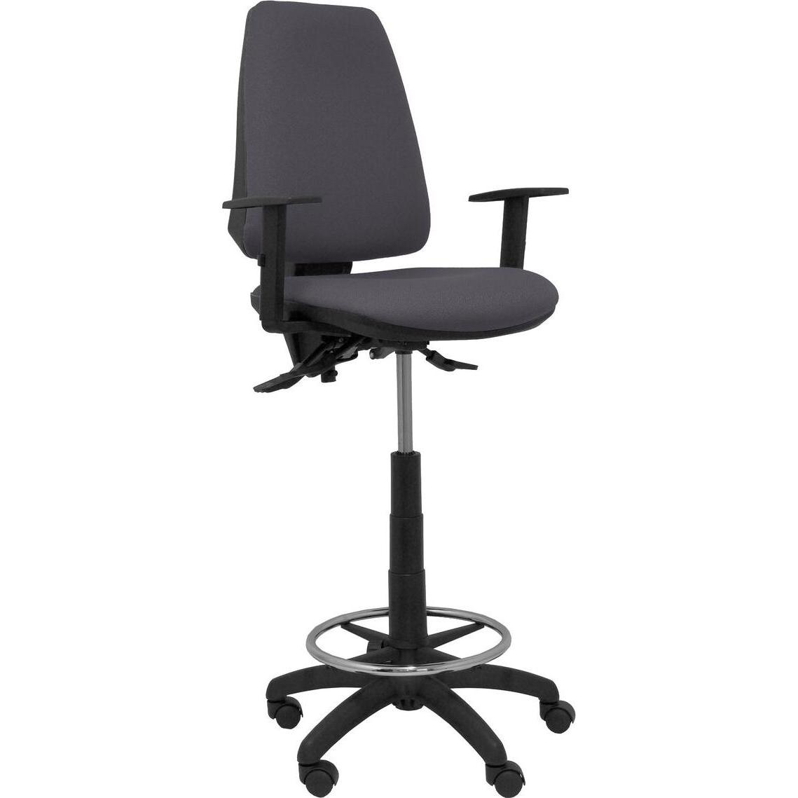 Piqueras y Crespo, Bürostuhl, Hocker Elche P&C 00B10RN Dunkelgrau