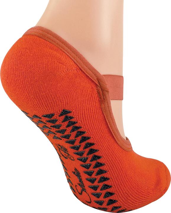 Produktbild Sock Snob 2er Pack Baumwolle Yoga Socken Füsslinge Unsichtbare mit Antirutsch ABS (37 - 42)