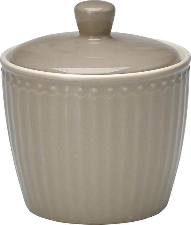 Produktbild Greengate Alice Zuckerdose warm grey 10 cm