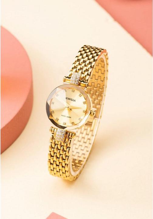 Actual product image Jowissa Facet rhinestones (Analogue wristwatch, 25 mm)