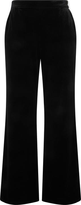 Immagine prodotto Ulla Popken Pantaloni eleganti in velluto con taglio della gamba svasato e cintura comoda (54, 56)