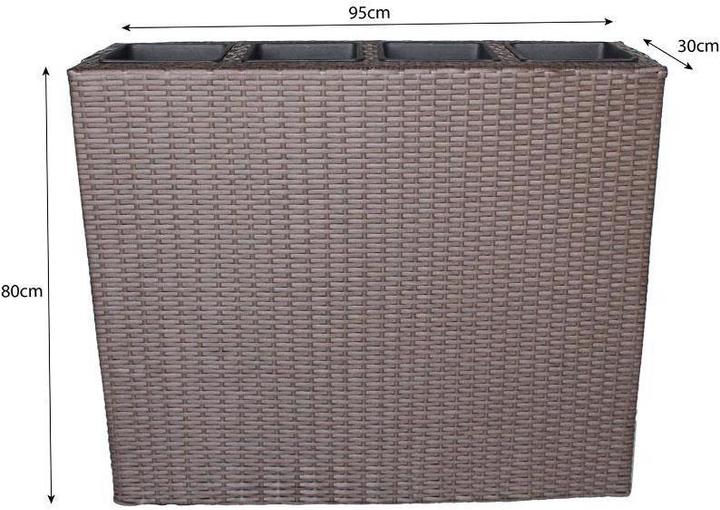 Produktbild TOP Rattan Blumentopf