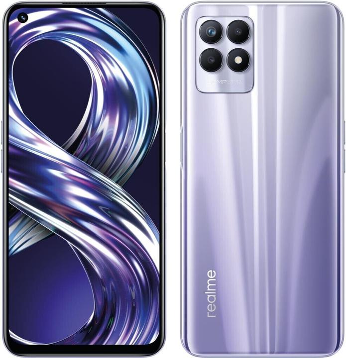 Produktbild realme 8i (64 GB, Stellar Purple, 6.60", Dual SIM + SD, 4G)