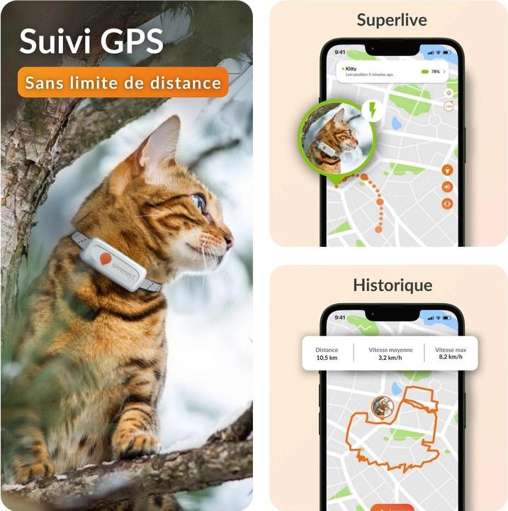 Image du produit Weenect GPS-Tracker (XS, Chat, Général)