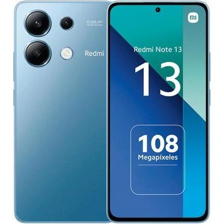 Xiaomi Redmi Note 13 (128 GB, Ice Blue, 6.67", Hybrid Dual SIM, 108 Mpx, 4G), Smartphone, Blau