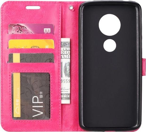 Actual product image MU Classic Crazy Horse II Leather Bookcover Series (Motorola Moto G6 Play)