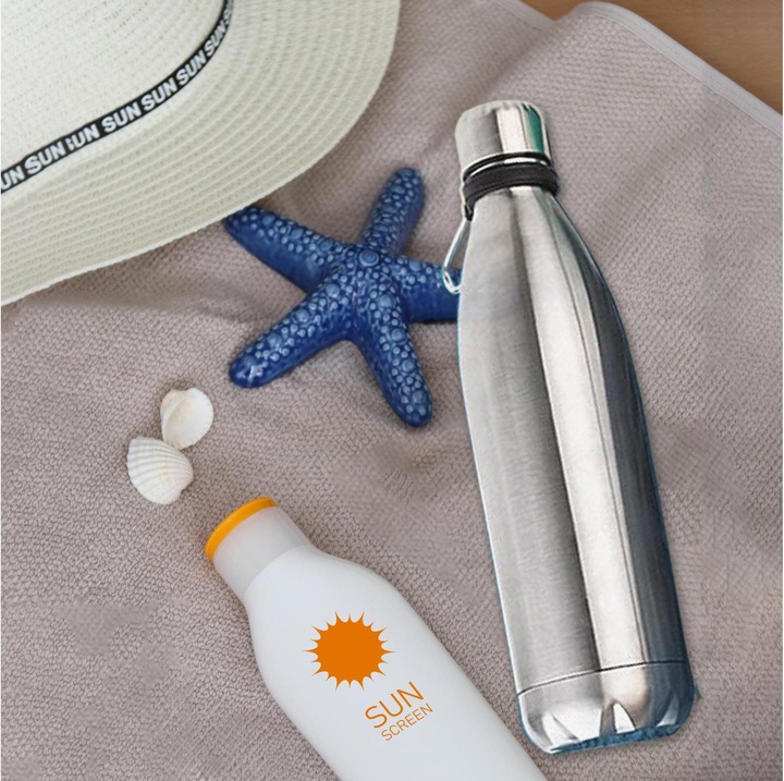 Image du produit KH Security Bouteille isotherme Hidden Safe, chrome (0.40 l)
