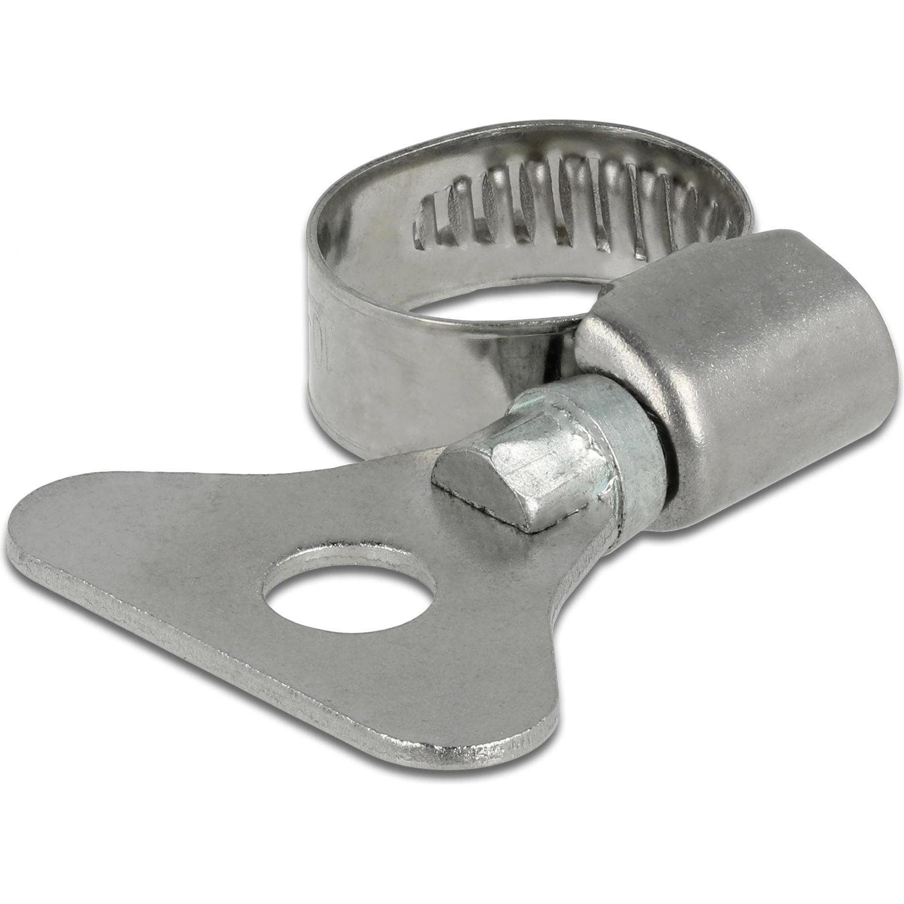 Delock, Kabelbinder, Schlauchschelle mit Flügelmutter 10 (10 mm, 10 Stk.)