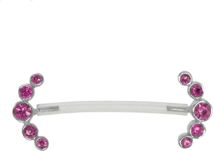 Pink, Silver, Transparent