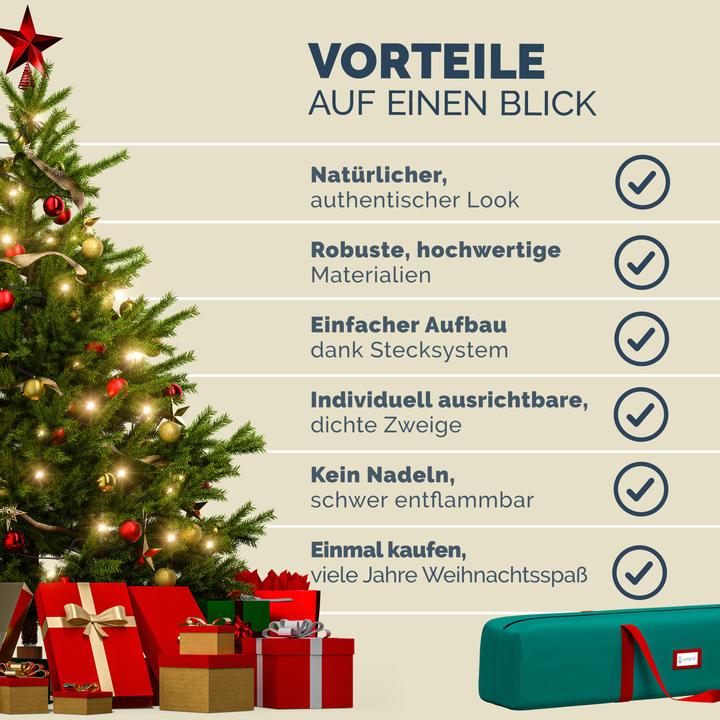 Produktbild Casaria Weihnachtsbaum Premium (150 cm)
