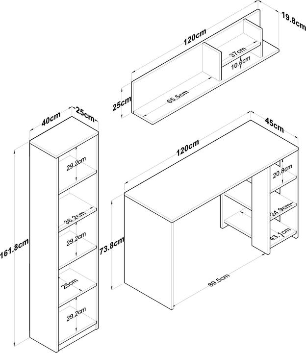 Produktbild Skye Decor Halto Multipurpose Desk