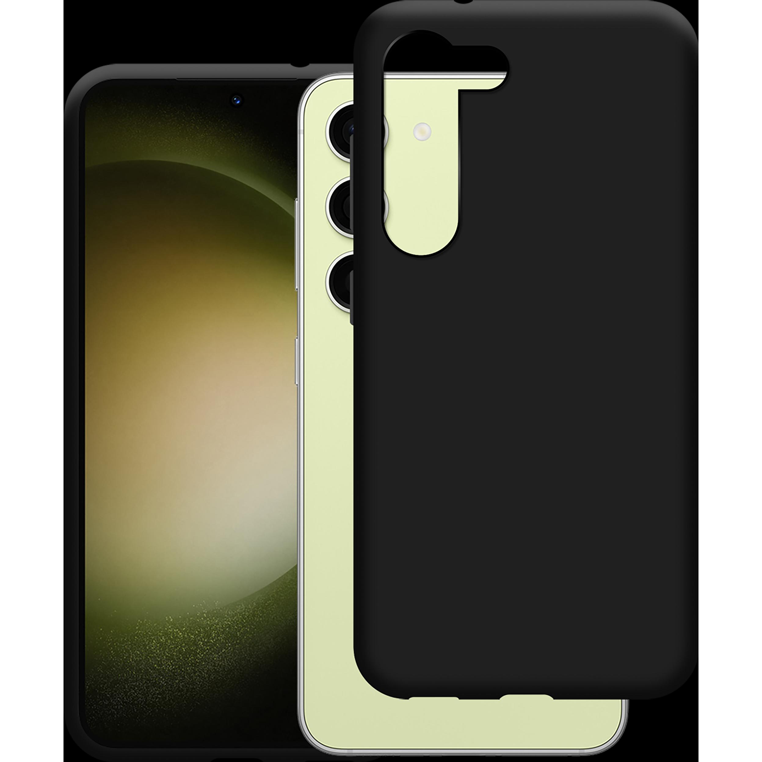 Cazy Silikon Hülle Kompatibel mit Samsung Galaxy S23+ - Soft TPU Schutz - (Samsung Galaxy S23+), Smartphone Hülle, Schwa...