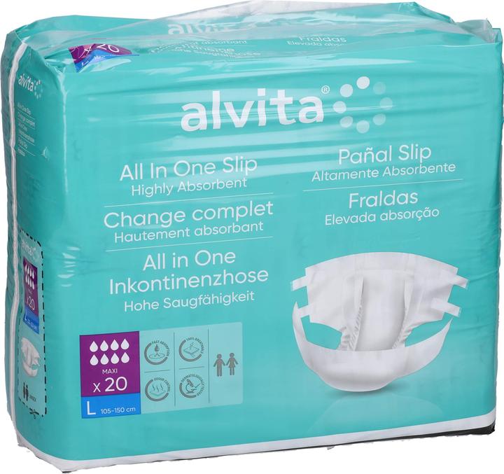 Produktbild Alvita All-in-One Inkontinenzhose Maxi Large Nacht, 20 St (20 x)
