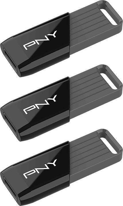 Actual product image PNY ATTACH X USB 3.2 128GB PACK X3 (128 GB, USB-A)