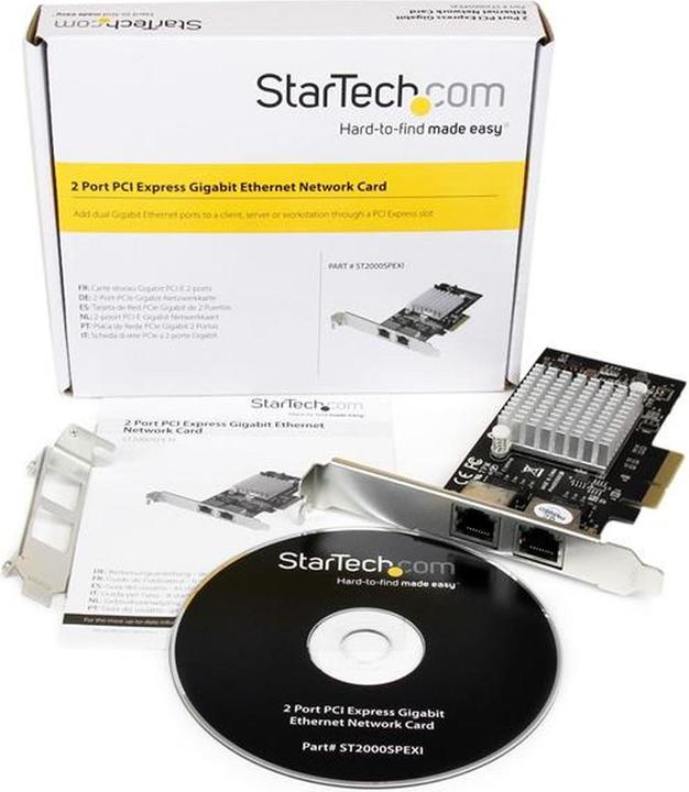 Immagine prodotto StarTech 2 Port PCIe Gigabit Network Card (Mini PCI Express)
