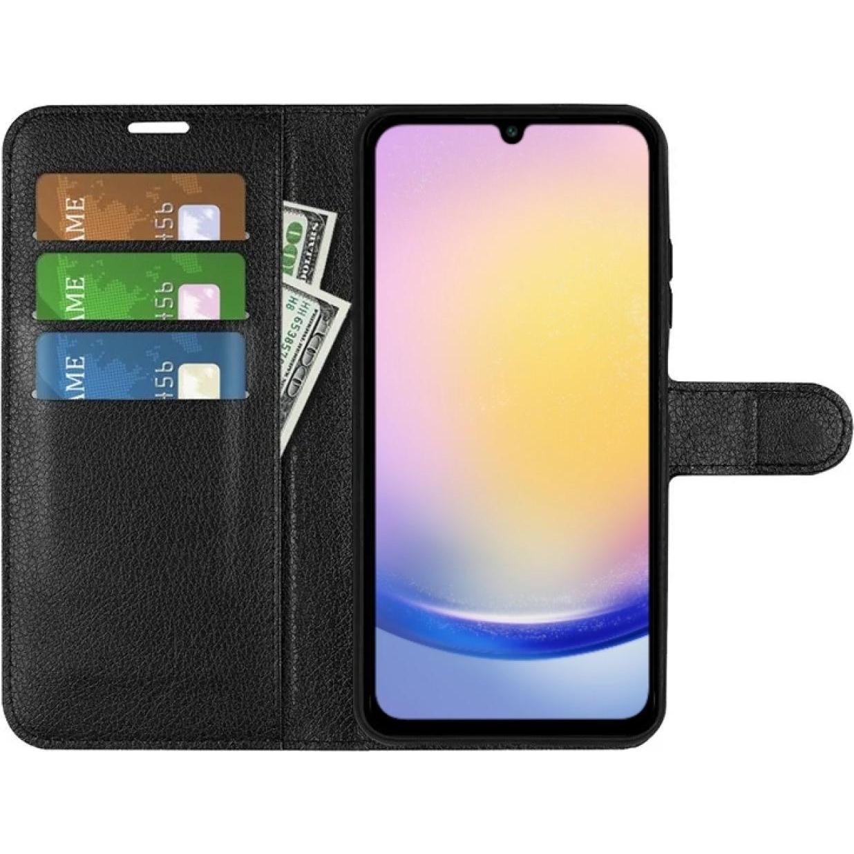 Thumbnail - Screenguard Leather Guard (Samsung Galaxy A25 5G), Smartphone Hülle, Schwarz