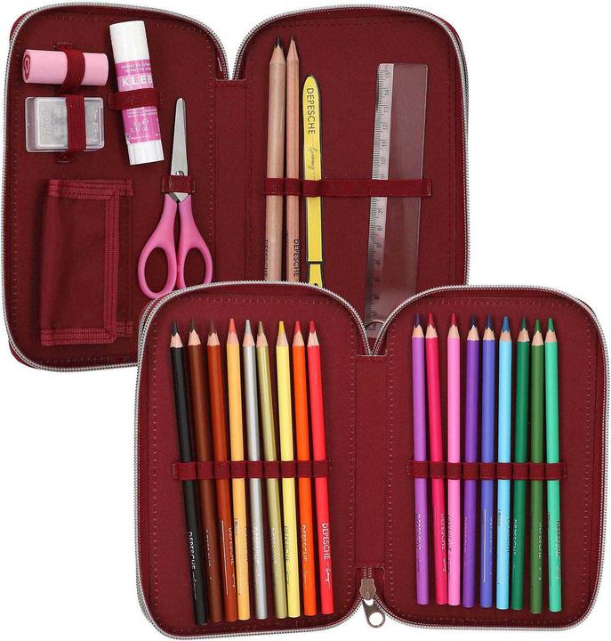 Produktbild Top Model TOPModel - Double Pencil Case FUR EVER FRIENDS - Deep, Warm Red