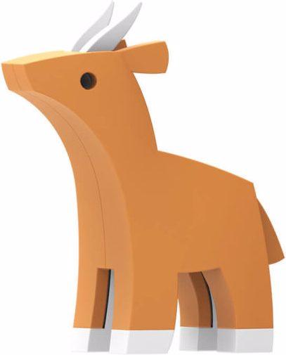 Actual product image Halftoys Animal World - Impala version