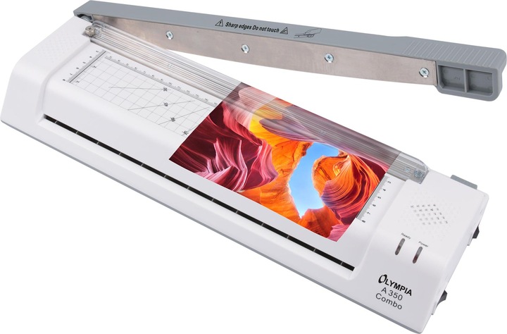 Actual product image Olympia A 350 Combo DIN A3 laminator with lever cutter (75 - 125 µm, A4, A3)