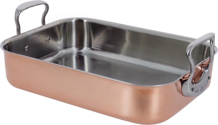 Produktbild de Buyer Kupfer Bratreine Inocuivre (Bräter + Schmortopf, Edelstahl, Kupfer)