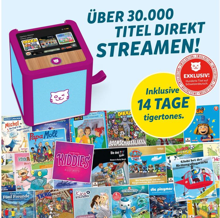 Image du produit Tigermedia tigerbox TOUCH PLUS (Miami Sky) - Swiss-Edition (Suisse-allemand)