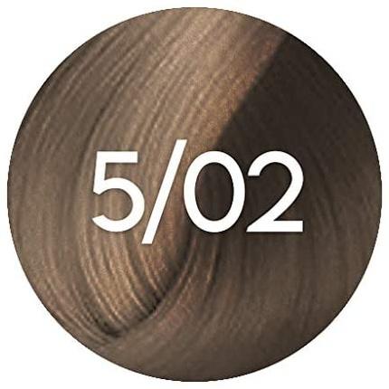 Actual product image Wella Vopsea permanenta Illumina Colour 5/02, Castaniu Deschis Natural Mat, 60ml (5, 02 Castaniu Deschis Natural Mat)