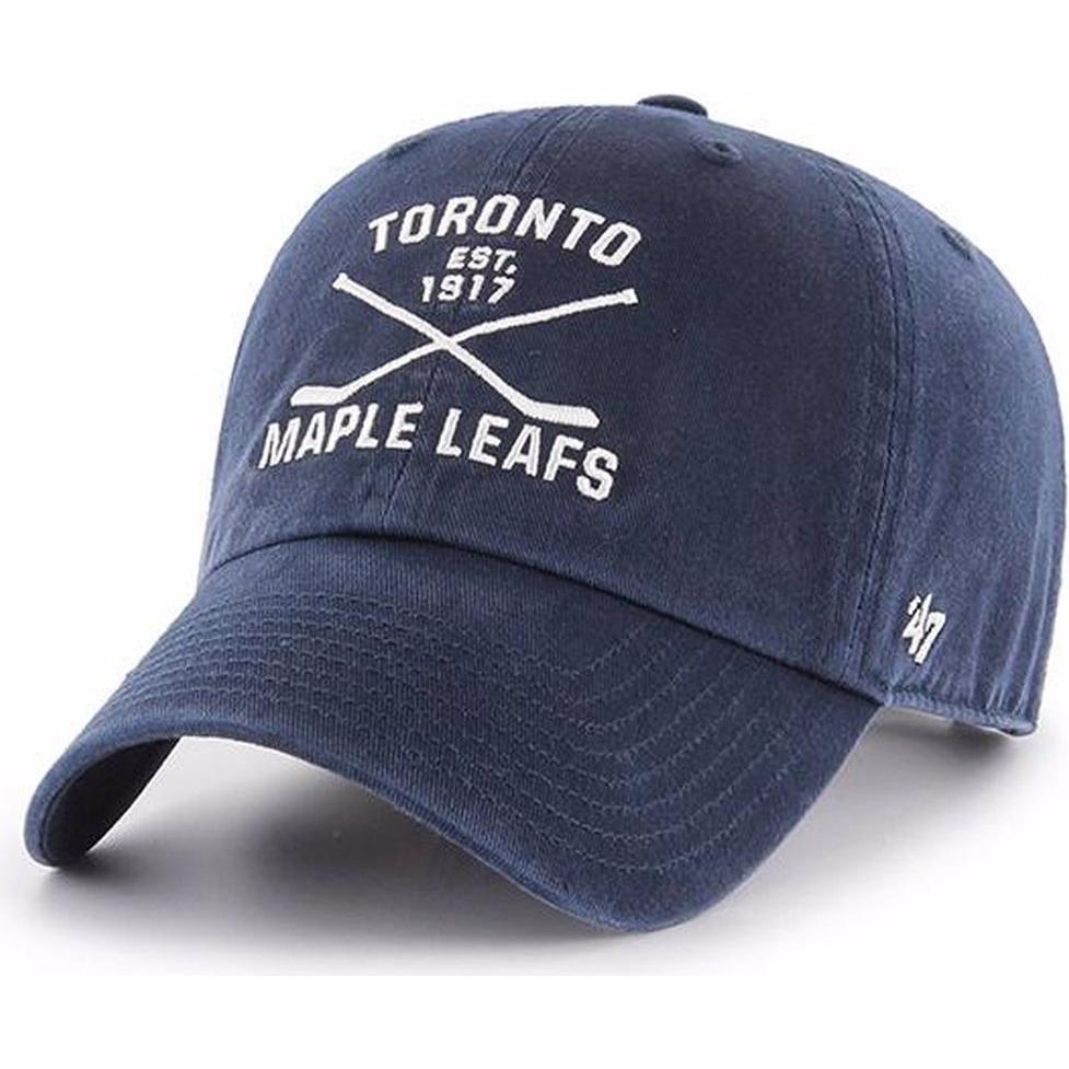 47 Brand, Herren, Cap, Axis Toronto Maple Leafs, Blau, (One Size)