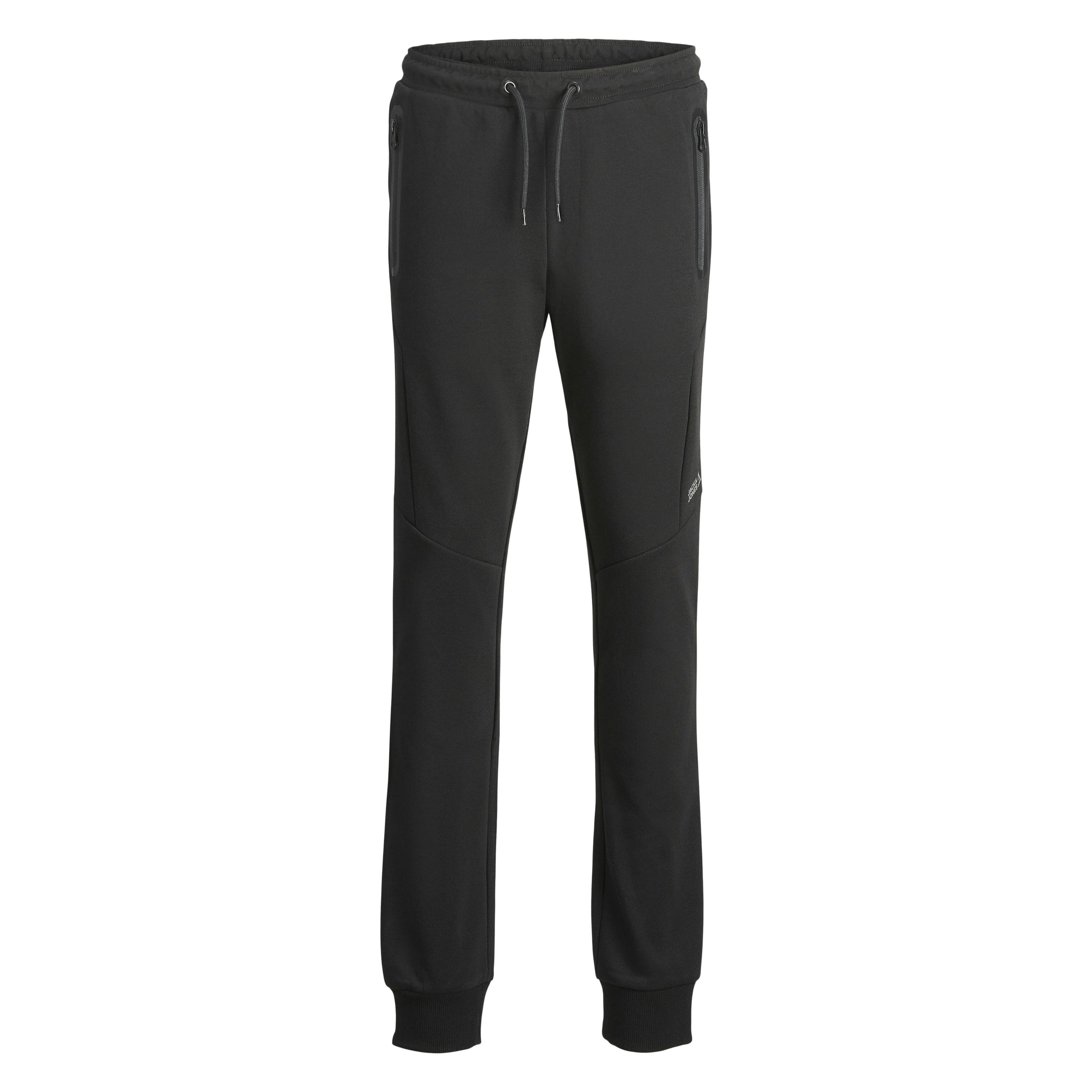 Jack & Jones, Jungen, Hosen, Jpstwill Jjfusion Sweat Pnts Nb Noos Jnr, Schwarz, (140)