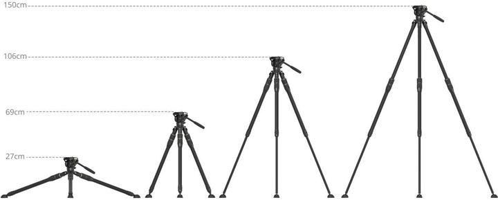 Produktbild SmallRig Carbon Fiber Tripod Kit FT-S303 4643 (Metall)