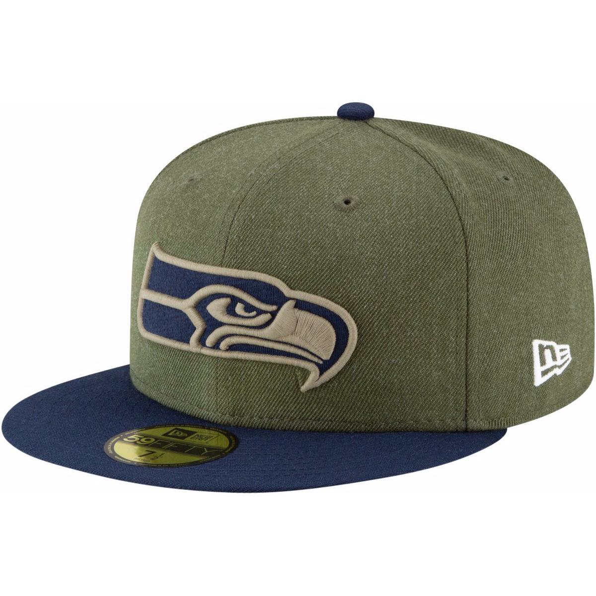 New Era, Herren, Cap, 59Fifty NFL Salute To Service, Grün, (56)