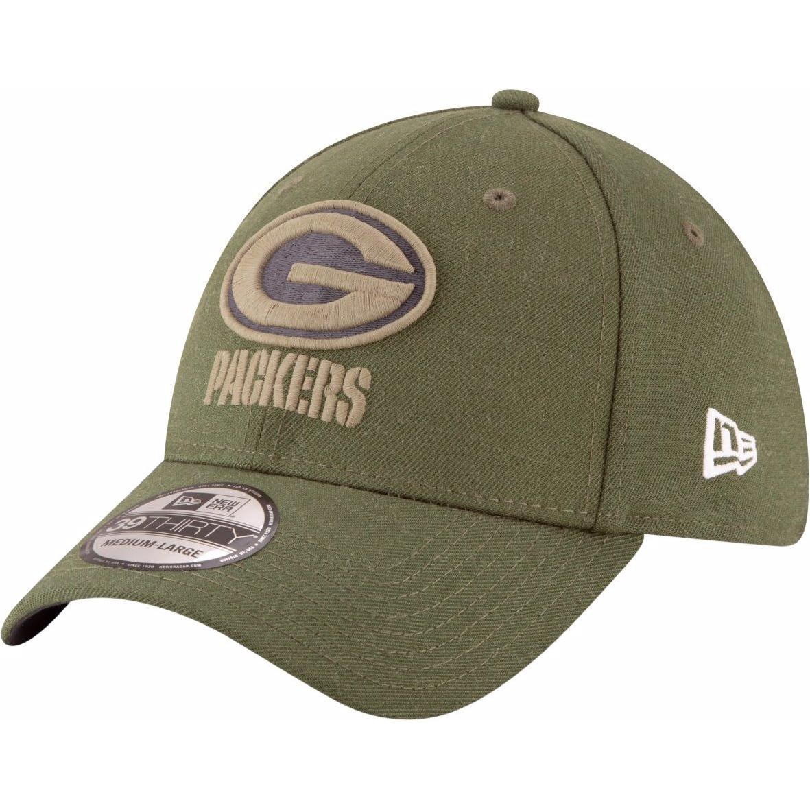 New Era, Herren, Cap, 39Thirty Stretchfit NFL Salute To Service, Grün, (M)