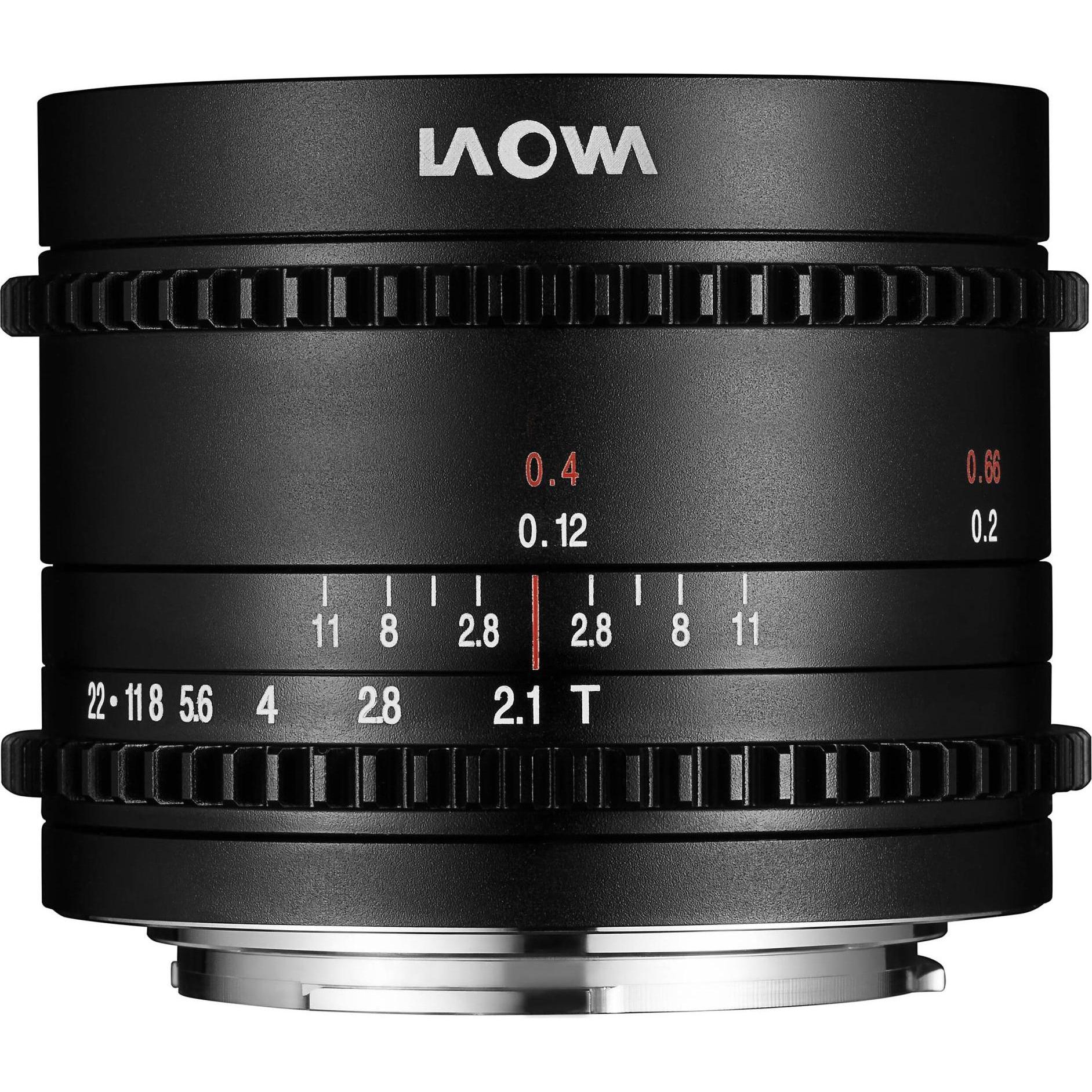 Thumbnail - Venus Optic Festbrennweite 7.5mm t/2.1 Zero-D Cine MFT (Micro Four Thirds, Micro Four Thirds), Objektiv, Schwarz