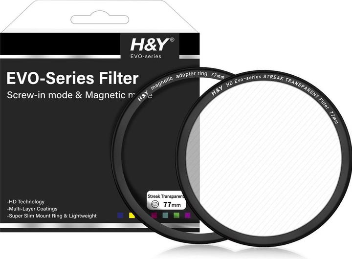 Produktbild H&Y HD EVO-Series Streak-Transparent Filter Kit 67mm (HY-EST67) (67 mm, Effekt Filter)
