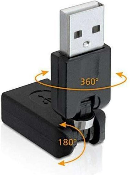 Produktbild Delock USB Rotationsadapter (USB-A, 13.50 cm)