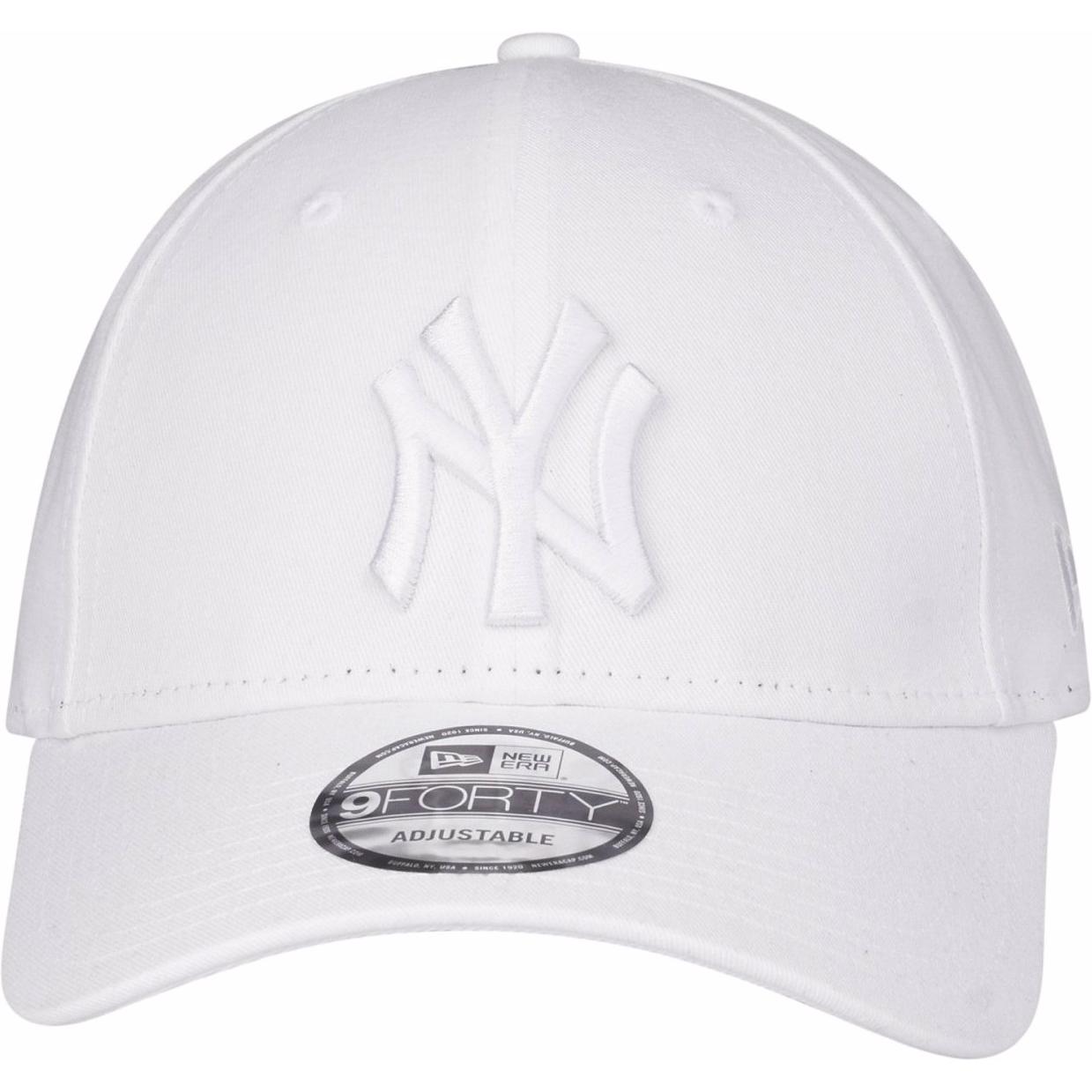 Thumbnail - New Era, Herren, Cap, 9Forty Strapback New York Yankees, Weiss