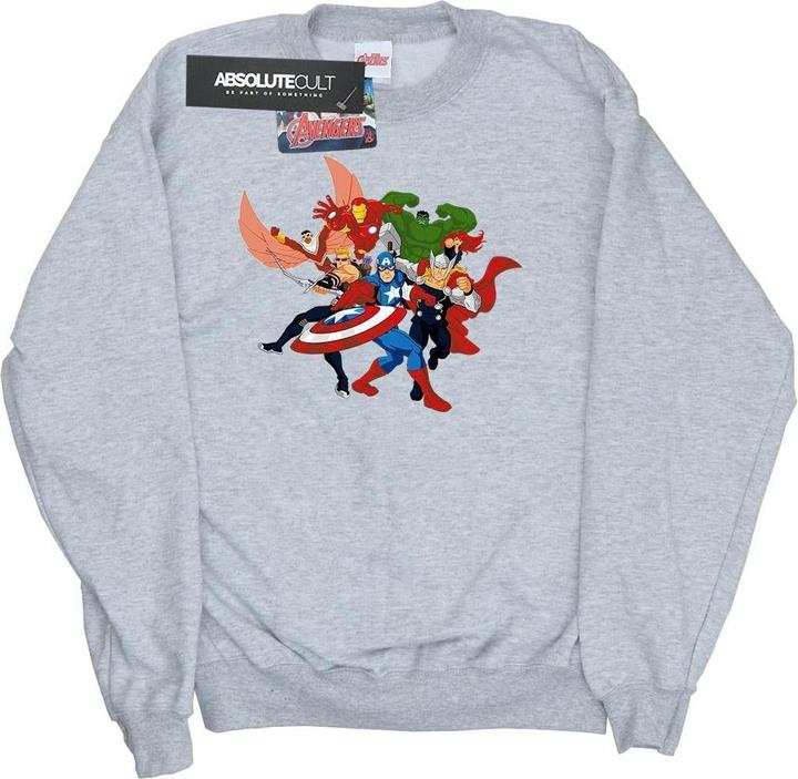 Immagine prodotto Avengers Assemble Comic Team Felpa Uomo (L)