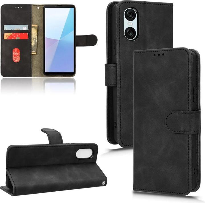 Produktbild Cover-Discount Sony Xperia 10 VI – Wildleder Look Etui im Vintage Design (Sony Xperia 10 VI)