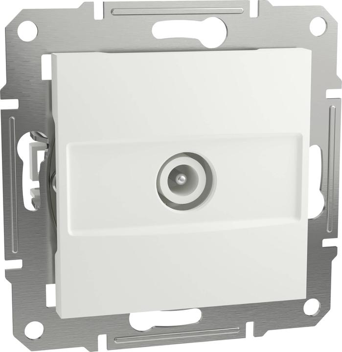 Produktbild Schneider Electric TV-Durchgangsdose Asfora Weiss (RAL 9003) EPH3270321D