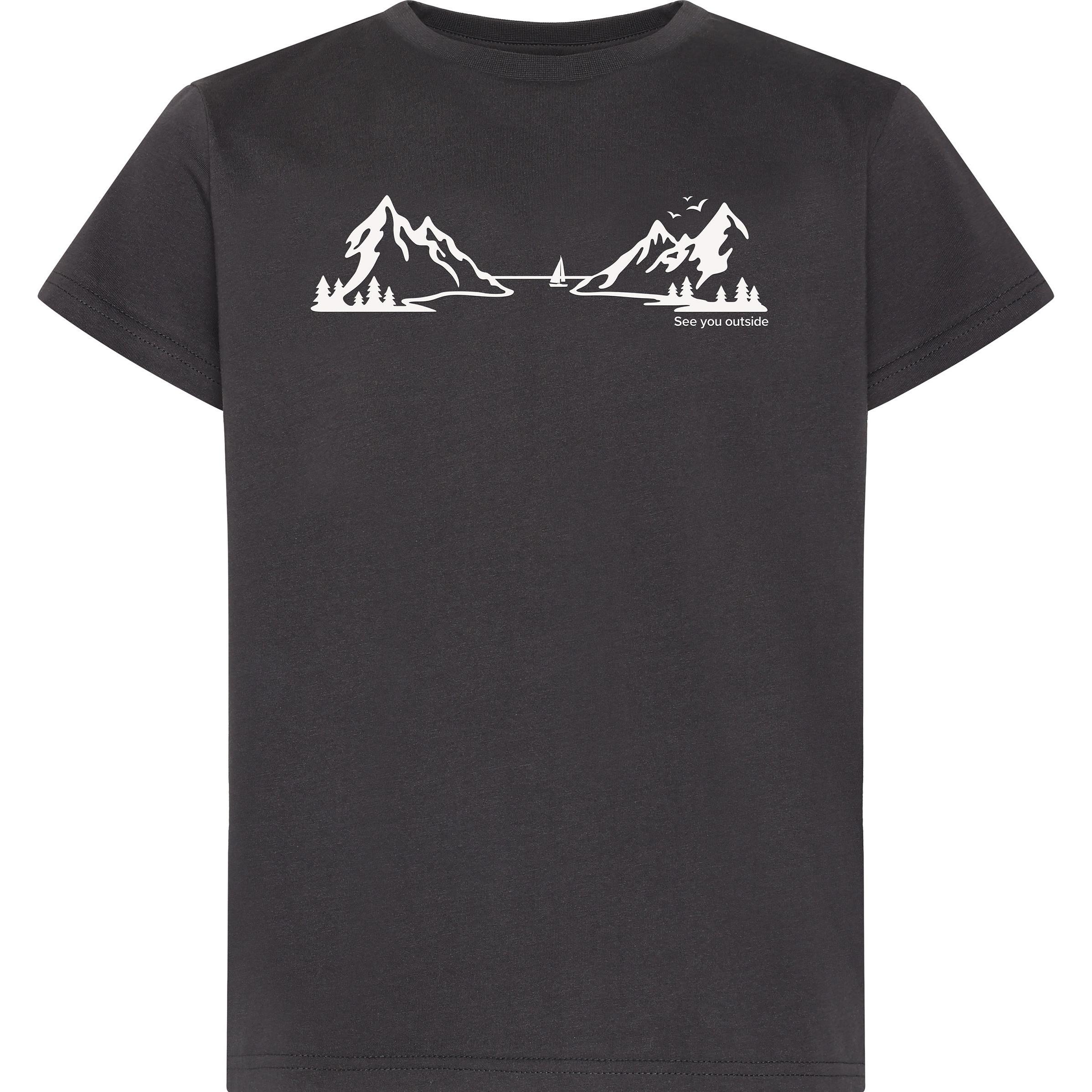 Didriksons, Unisex, Shirt, Kid's Mynta Explore 2, Grau, (170)