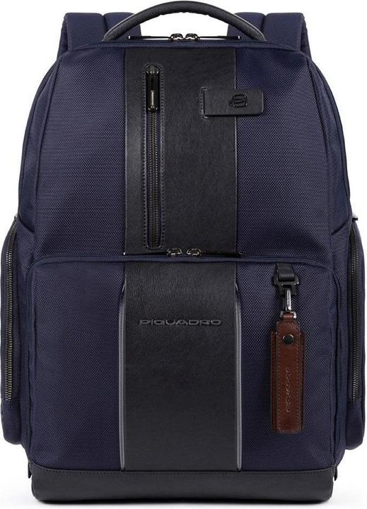 Produktbild Piquadro Fast-Check Laptoprucksack aus rezykliertem Stoff mit LED Licht (29 l)